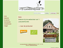 Tablet Screenshot of leeuweriksveldwinkel.nl